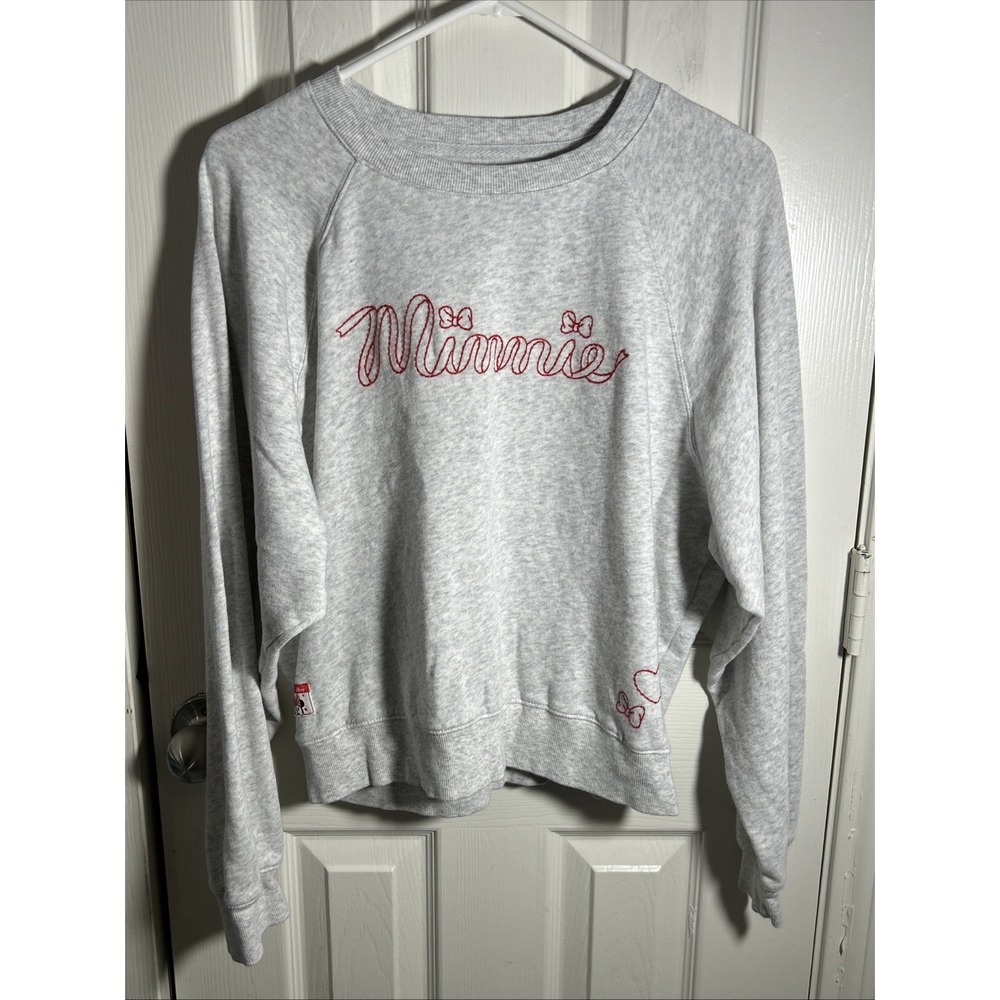 Old Navy x Disney Minnie Mouse SoComfy Sweatshirt Embroidered SZ:M
